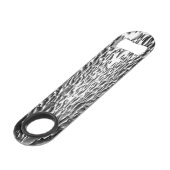 Silver Net Metal Artistic Unique Speed Flaschenöffner (Vorderseite Schrägansicht)