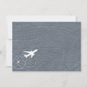 Silver New York City Passport Dankeskarte (Rückseite)