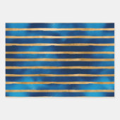 Silver Night Winter Weihnachtswrapping Paper Geschenkpapier Set (Vorderseite 2)