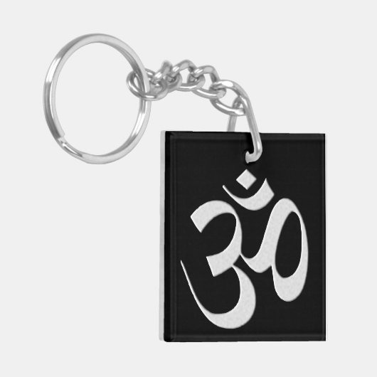 Silver Om Schlüsselanhänger (Vorderseite links)