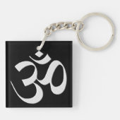 Silver Om Schlüsselanhänger (Rückseite)