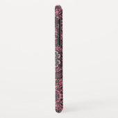 Silver Om Vintag Pink Damask iPhone 3 Abdeckung Case-Mate iPhone Hülle (Hinten/Links)