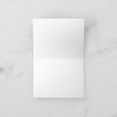 Silver Ombre Glitzer Vielen Dank Karte (Innenseite)