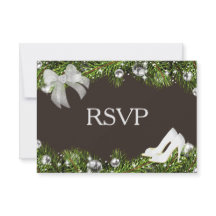 Silver Ornament and Christmas RSVP