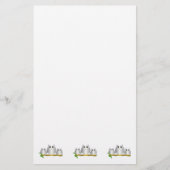 Silver Owls Design Briefpapier (Vorderseite)