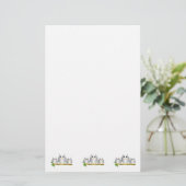 Silver Owls Design Briefpapier (Stehend Vorderseite)