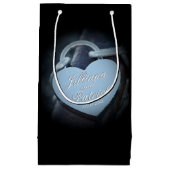 Silver Padlock Liebhaber von spezialisiertem Overl Kleine Geschenktüte (Vorderseite)