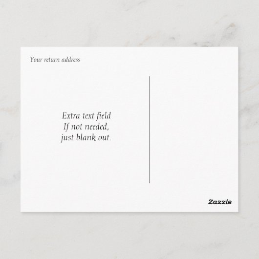 Silver Paint Brush Frame Save the Date Abschluss Postkarte (Rückseite)