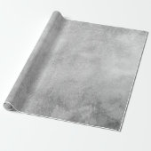 Silver Paint Industrial Abstrakt Gray Streifen Geschenkpapier (Ungerollt)