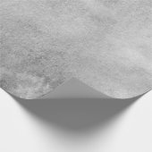 Silver Paint Industrial Abstrakt Gray Streifen Geschenkpapier (Ecke)