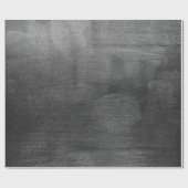 Silver Paint Industrial Black Graphit Abstrakt Geschenkpapier (Flach)