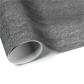 Silver Paint Industrial Black Graphit Abstrakt Geschenkpapier (Rolleneckpunkt)