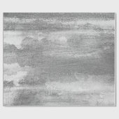 Silver Paint Industrial Cement Grau Graphit Geschenkpapier (Flach)