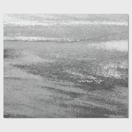 Silver Paint Industrial Cement Grau Graphit Vip Geschenkpapier (Flach)