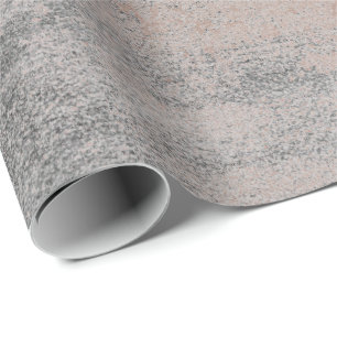 Silver Paint Industrial Cement Grau Rose Gold Geschenkpapier
