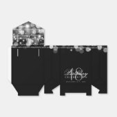 Silver Party Glitzern 18. Geburtstag Gefallen Geschenkschachtel (Ungefaltet)