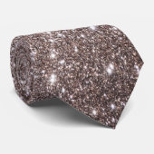 Silver Party Krawatte (Gerollt)