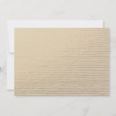 SILVER PEACH SKETCH STRIPED LINE CORPORATE EVENT EINLADUNG (Rückseite)