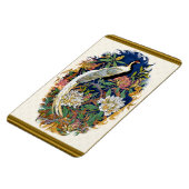 Silver Peacock Magnet (Linke Seite)