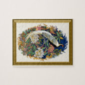 Silver Peacock Puzzle (Horizontal)