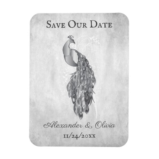 Silver Peak Save the Date Magnet (Vertikal)