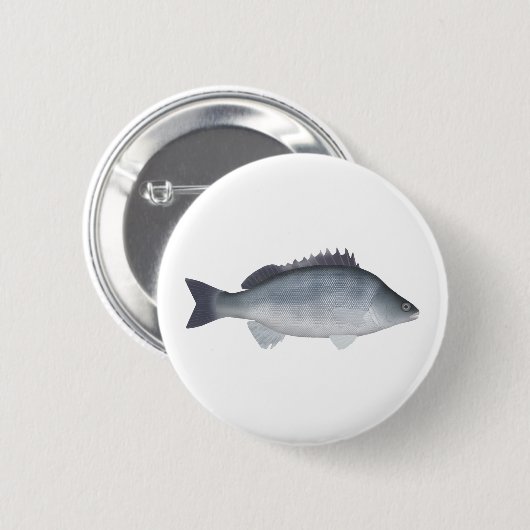 Silver Perch Button (Vorne & Hinten)