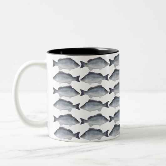 Silver Perch Zweifarbige Tasse (Links)