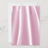 Silver Pink Diamond Damask & Tiara Sweet 16 Einlad Einladung (Rückseite)