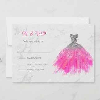 Silver Pink Dress Glitzer 16 . Geburtstag UAWG