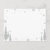 Silver & Pink | Family Traditions Baby Shower Game Hinweiskarte (Rückseite)