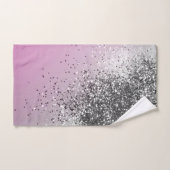 Silver Pink Glitzer Dream #1 (Imitats Glitzer) #sh Badhandtuch Set (Handtuch)