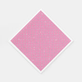 Silver Pink Mermaid Serviette (Ecke)