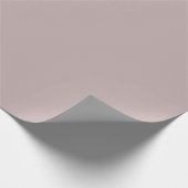 Silver Pink Solid Color Geschenkpapier (Ecke)