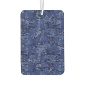 Silver Pisces Zodiac Symbol Navy Blue Digital Camo Autolufterfrischer (Rückseite)