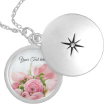 Silver Plate Wedding Locket Necklace