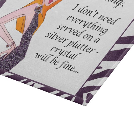 Silver Platter DIVA Schneidebrett (Ecke)