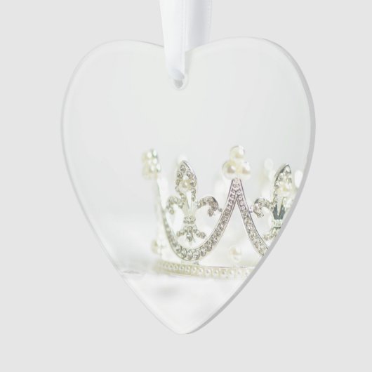 Silver Princess Crown Ornament (Vorderseite)