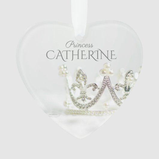 Silver Princess Crown Ornament (Vorderseite)