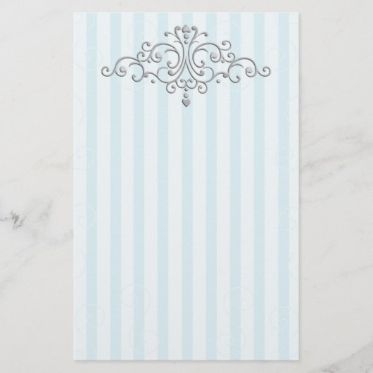 Silver Princess Filigree Briefpapier (Vorderseite)