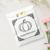Silver Pumpkin Halloween Geschenktütchen (Versiegelt)