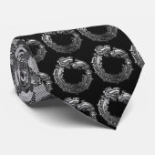 Silver Quetzalcoatl Krawatte (Gerollt)