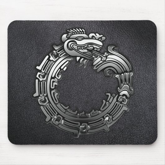 Silver Quetzalcoatl Mousepad (Vorne)