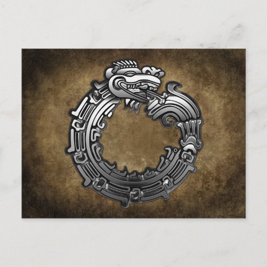 Silver Quetzalcoatl Postkarte (Vorderseite)