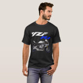Silver R1M Sportbike Motorrad T-Shirt (Vorne ganz)