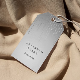 Silver Rain Custom Business oder Boutique Tags Geschenkanhänger