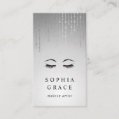 Silver Rain Makeup Artist Visitenkarte (Vorderseite)