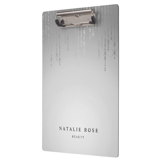 Silver Rain Personalisiert Klemmbrett (Links)