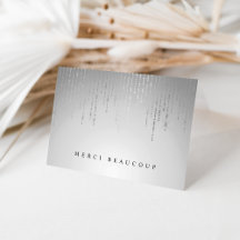 Silver Rain String Lights Vielen Dank