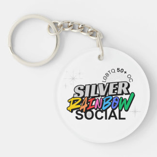 Silver Rainbow Keychain Schlüsselanhänger