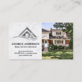 Silver Real Anwesen Logo | Front Yard Visitenkarte (Vorderseite)